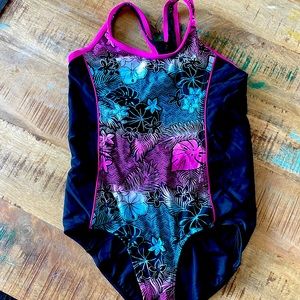 Girls swimming suit with skirt